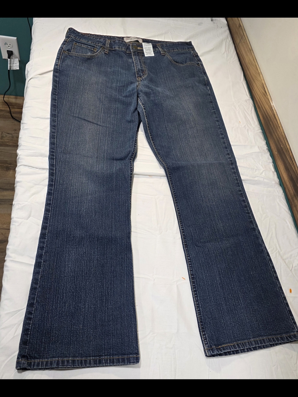 Levi Strauss Signature Stretch Low Rise Bootcut Misses 12m Jeans
